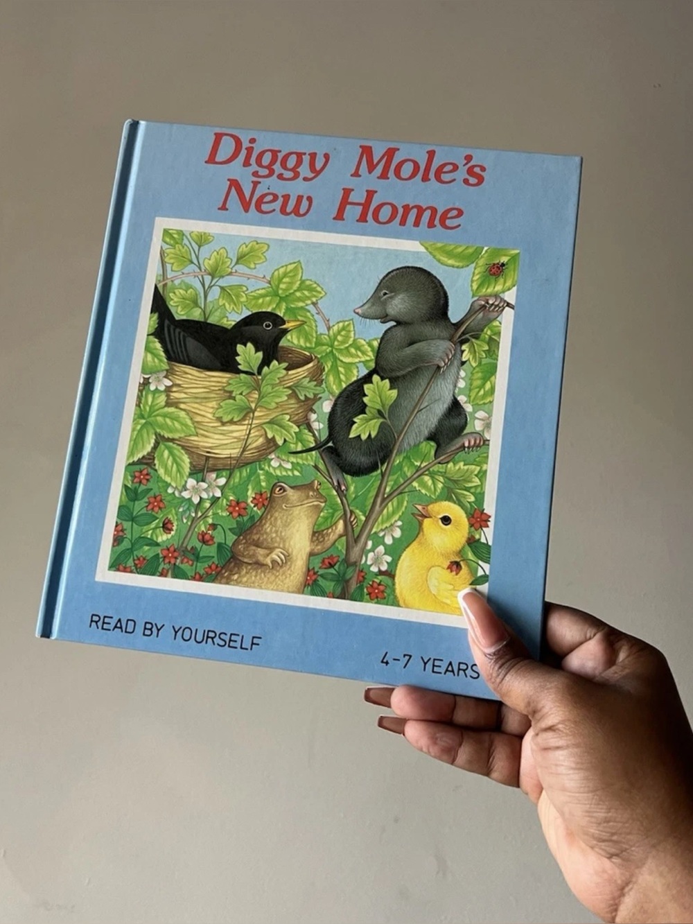 Diggy Mole’s New Home 1987 Vintage Children’s Picture Book For Young Readers